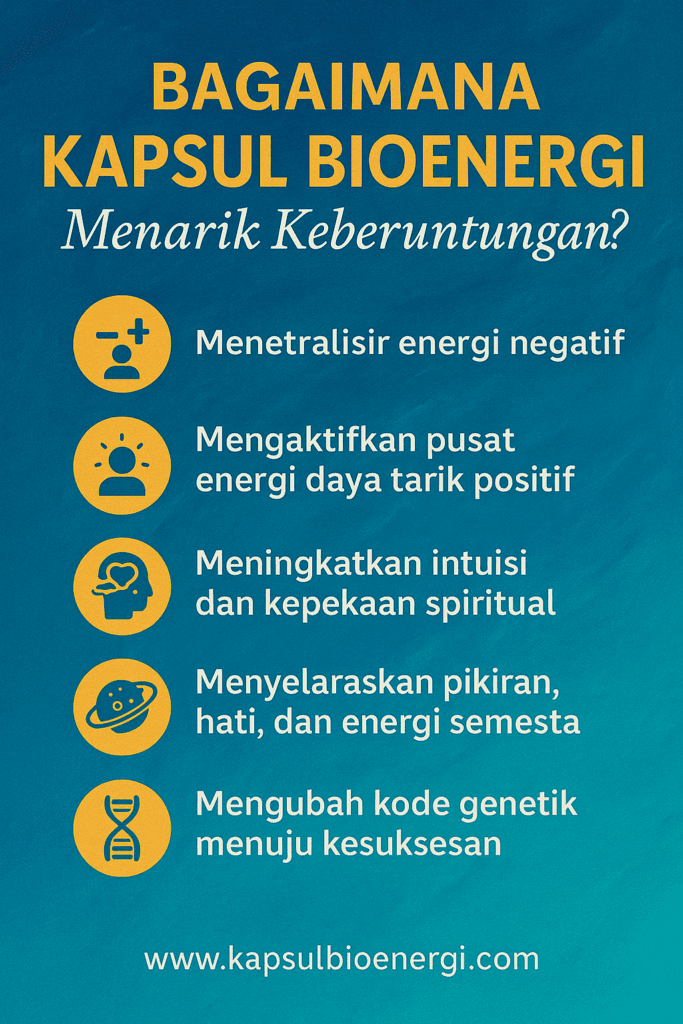Cara Menarik Keberuntungan - Kapsul Bioenergi Cara Menarik Keberuntungan - Kapsul Bioenergi
